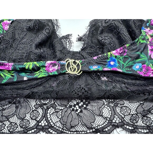 VICTORIAS SECRET VERY SEXY SO OBSESSED UNLINED CORSET TOP LOW CUT DEMI BRA NWT S - Picture 4 of 8